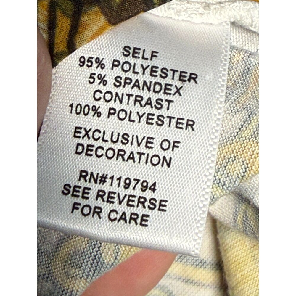 World Unity Tunic Size Xl With Yellow Crocheted B… - image 8